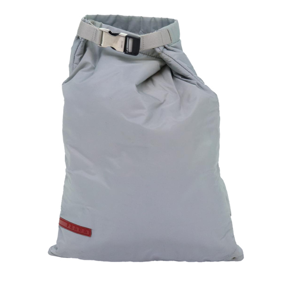 PRADA Sports Backpack Nylon Gray Auth 75123 - Picture 13 of 16